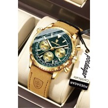 555F Lüks Deri Kordon Erkek Kol Saati