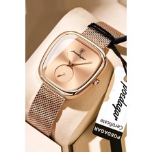 526R Luxury Hasır Kordon Kadın Kol Saati