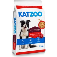 Katzoo Kuzu Etli & Pirinçli Yetişkin Köpek Maması