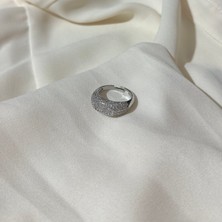 Silver Taşlı Çelik Yüzük