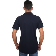 Erkek Polo Yaka Penye %100 Pamuklu Düğmeli T-Shirt