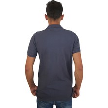 Erkek Polo Yaka Penye %100 Pamuklu Düğmeli T-Shirt