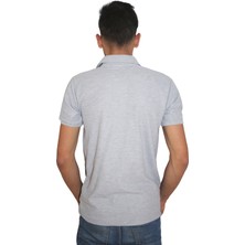 Erkek Polo Yaka Penye %100 Pamuklu Düğmeli T-Shirt