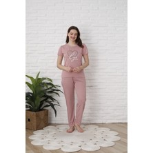 Bayan Kısa Kol Pijama Takım