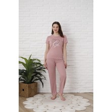 Bayan Kısa Kol Pijama Takım