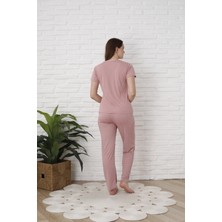 Bayan Kısa Kol Pijama Takım
