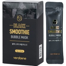 Verobene Black Smoothie Bubble Mask Temizleyici Köpüren Maske Kore 5g x 10pcs