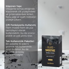 Verobene Black Smoothie Bubble Mask Temizleyici Köpüren Maske Kore 5g x 10pcs