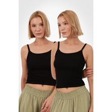 Kadın Askılı Atlet 2’li Set