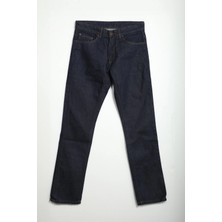 Blue White Erkek Regular Fit Normal Kesim  Pamuk Lacivert Jean Pantolon