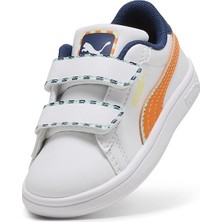 Puma Smash 3.0 Playdate V Ps Çocuk Spor Ayakkabı Beyaz