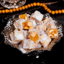 Safrantat Duble Fındıklı Meşhur Safranbolu Lokumu (Net 410 gr) Vegan, Glikozsuz, Doğal Lokum