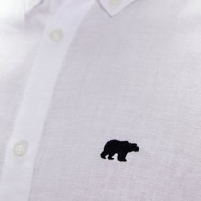 Bad Bear Tindra Beyaz Kısa Kollu Erkek Gömlek
