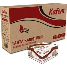 Kafem Tahta Karıştırıcı 11CM 1000 Adet x 25 Paket (Koli)