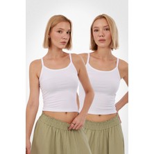 Kadın Askılı Atlet 2’li Set