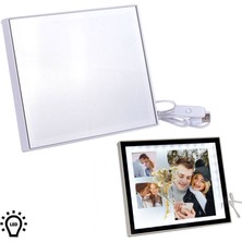 La Dijital Led Işıklı 3'lü Fotoğraflı Sihirli Ayna