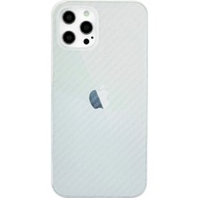 Eyesofu iPhone 12 Pro Max Kılıf Karbon Pp Silikon - Şeffaf - EYESO7593-8806