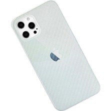 Eyesofu iPhone 12 Pro Max Kılıf Karbon Pp Silikon - Şeffaf - EYESO7593-8806