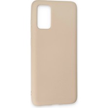 Eyesofu Samsung Galaxy S20 Kılıf Nano Içi Kadife Silikon - Pudra - EYESO4033-5954