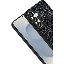 Eyesofu Samsung Galaxy S25 Bright Simli Kapak - Gümüş - EYESO3558-5048