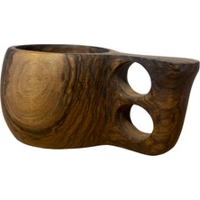 Germenicia  El Yapımı Ceviz Ağacı Kuksa Bardak – Model No: 9