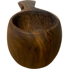 Germenicia  El Yapımı Ceviz Ağacı Kuksa Bardak – Model No: 9