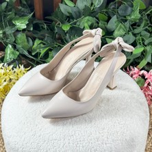 Arkası Fiyonk Bağlamalı Stiletto Ayakkabı M1164