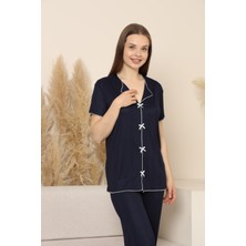 Bayan 5 Düğme Pijama Takımı