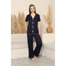 Bayan 5 Düğme Pijama Takımı