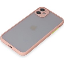 Eyesofu iPhone 11 Kılıf Montreal Silikon Kapak - Pembe - EYESO1376-4592