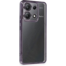 Eyesofu Xiaomi Poco X6 Kılıf Lensli Silikon - Mor - EYESO9249-2222