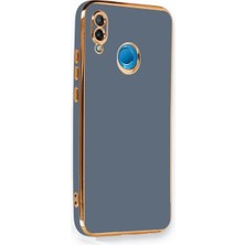 Eyesofu Huawei P20 Lite Kılıf Volet Silikon - Mavi - EYESO3896-1000