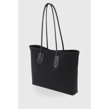 Kanvas Siyah El Ve Omuz Çanta Kadın Retro Shopper Çanta 264