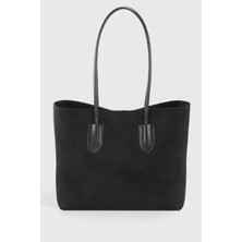 Süet Süyah Kadın El Ve Omuz Çanta Retro Shopper Çanta 264