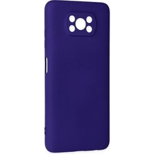Eyesofu Xiaomi Pocophone X3 Kılıf Nano Içi Kadife Silikon - Mor - EYESO5920-4903