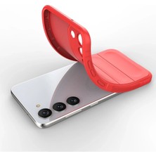 Eyesofu Samsung Galaxy S23 Plus Kılıf Optimum Silikon - Kırmızı - EYESO3132-1506
