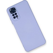 Eyesofu Xiaomi Redmi Note 11 Kılıf Nano Içi Kadife Silikon - Lila - EYESO1708-9861