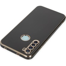 Eyesofu Xiaomi Redmi Note 8 Kılıf Volet Silikon - Siyah - EYESO4412-5412