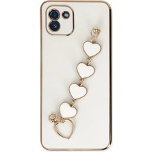 Eyesofu Samsung Galaxy A03 Kılıf Esila Silikon - Beyaz - EYESO6548-6796