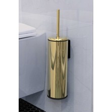 Primanova Cigo Duvara Monte Tuvalet Fırçası Altın Sarı Iç Kısım Siyah