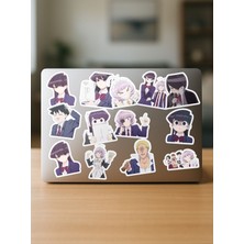 Zipzap Komi Can't Communicate Anime Telefon Laptop Bullet Journal Yapışkanlı Folyo Sticker Paketi