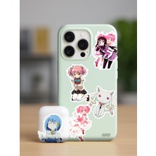 Zipzap Puella Magi Madoka Magica Anime Telefon Laptop Bullet Journal Yapışkanlı Folyo Sticker Paketi