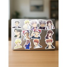 Zipzap Fruits Basket Anime Telefon Laptop Bullet Journal Yapışkanlı Folyo Sticker Paketi