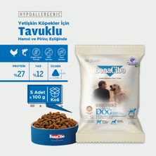 Adult Dog Tavuklu ve Balıklı Yetişkin Köpek Maması, 100 gr x 5 Adet, Tüm Irklar Için, Doğal, Şeker Içermez