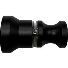 Duşakabin Metal Nokta Kulp Siyah