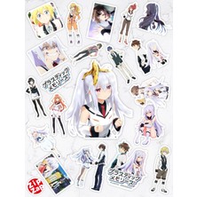 Zipzap Plastic Memories Anime Telefon Laptop Bullet Journal Yapışkanlı Folyo Sticker Paketi