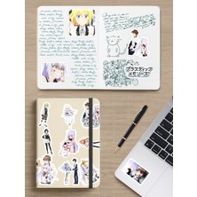 Zipzap Plastic Memories Anime Telefon Laptop Bullet Journal Yapışkanlı Folyo Sticker Paketi
