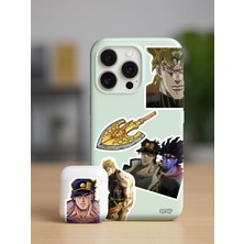 Zipzap Jojo No Kimyou Na Bouken Part 3 Anime Telefon Laptop Bullet Journal Yapışkanlı Folyo Sticker Paketi