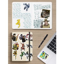 Zipzap Jojo No Kimyou Na Bouken Part 3 Anime Telefon Laptop Bullet Journal Yapışkanlı Folyo Sticker Paketi