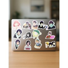 Zipzap Noragami Anime Telefon Laptop Bullet Journal Yapışkanlı Folyo Sticker Paketi